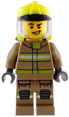 LEGO Fire (cty1950) Town / City Minifigure