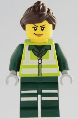 LEGO Recycling Worker (cty1965) Town / City Minifigure