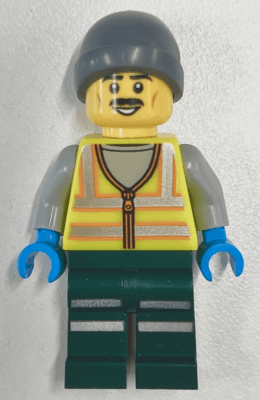 LEGO Snowplow Driver (cty1966) Town / City Minifigure