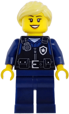 LEGO Airport Security Guard (cty1979) Town / City Minifigure