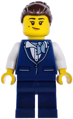 LEGO Flight Attendant (cty1984) Town / City Minifigure