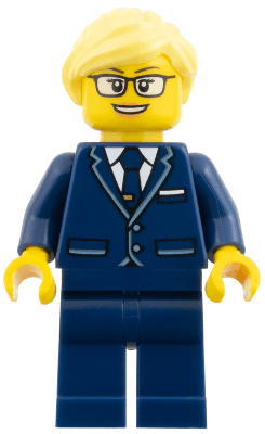 LEGO Passenger Plane Pilot (cty2008) Town / City Minifigure