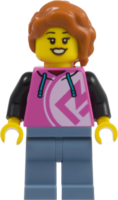 LEGO Pizza Restaurant Patron (cty2019) Town / City Minifigure
