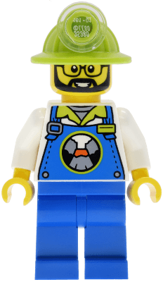 LEGO Lava Land Worker (cty2034) Town / City Minifigure