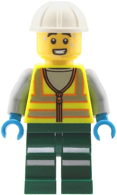 LEGO Train Worker (cty2042) Town / City Minifigure