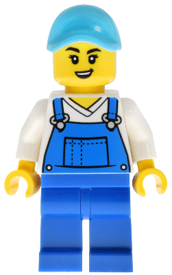 LEGO Car Wash Worker (cty2044) Town / City Minifigure