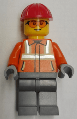 LEGO Construction Worker (cty2047) Town / City Minifigure