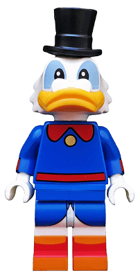 Scrooge McDuck, Disney, Series 2 (Minifigure Only without Stand and Accessories)