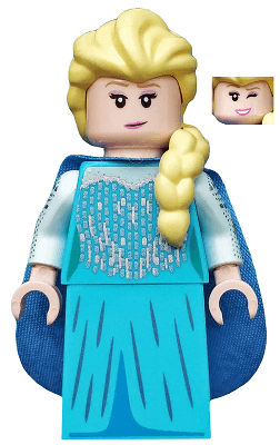 Elsa, Disney, Series 2 (Minifigure Only without Stand and Accessories)