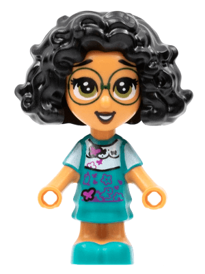 Mirabel Madrigal - Micro Doll, Dark Green Glasses, Open Eyes
