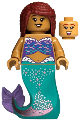 LEGO Ariel Mermaid (Medium Nougat) (dis110) minifigure