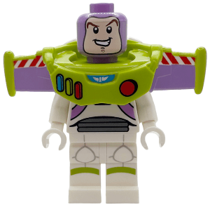 Buzz Lightyear - Minifigure Head, One Piece Wings with Jet Pack
