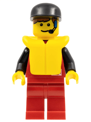 Divers - Control 1, Red Legs, Black Cap, Life Jacket