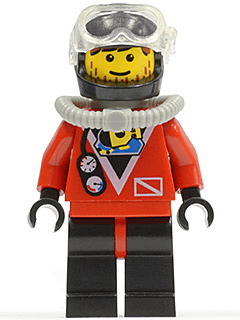 LEGO Divers (div015) Town / City Minifigure