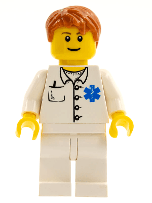 LEGO Doctor (doc035b) Town / City Minifigure