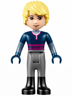 Kristoff - Dark Blue Top, Dark Bluish Gray Trousers, Black Boots