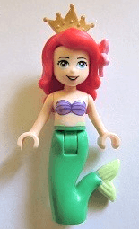 LEGO Ariel Mermaid (Light Nougat) (dp023) Disney Minifigure