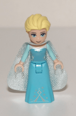 Elsa - Sparkly Light Aqua Cape