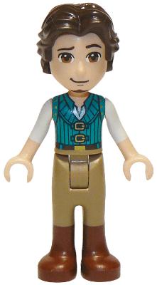 Flynn Rider - Mini Doll, Dark Turquoise Vest, Thick Hinge