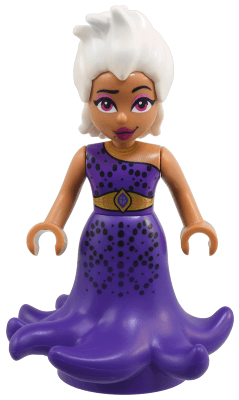 Ursula (Medium Nougat) - Mini Doll, Dark Purple Dress
