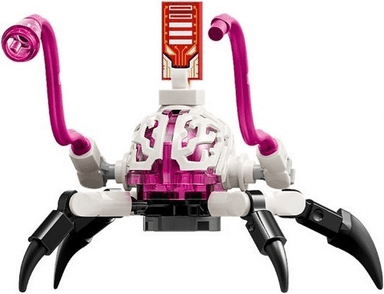 Cyber Brain Spider - 4 Legs, Magenta Appendages