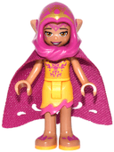 Azari Firedancer - Bright Light Orange with Long Cape and Hood