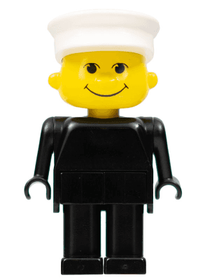 LEGO Basic Figure Human White Hat (fab13c) LEGO Minifigure