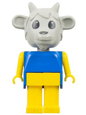 Fabuland Goat - Billy Goat, Light Gray Head