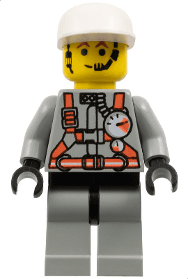 Fire - City Center 2, Light Gray Legs with Black Hips, White Cap