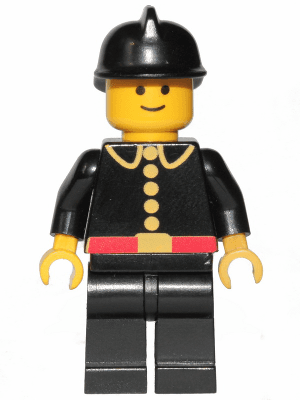 Fire - Classic, Black Fire Helmet
