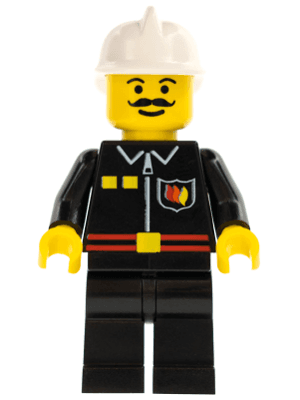 LEGO Fire (firec017) Town / City Minifigure