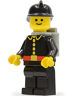 Fire - Classic, Black Fire Helmet, Light Gray Air Tanks