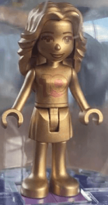 LEGO Friends Golden Mini Doll (10th Anniversary) (frnd0548) Friends Minifigure