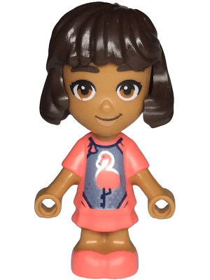 Friends Alba - Micro Doll, Coral Dress