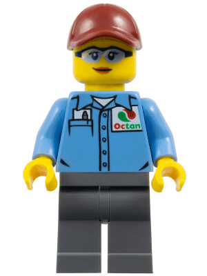 LEGO FIRST LEGO League (FLL) Superpowered Female Octan Worker (fst048) LEGO Minifigure