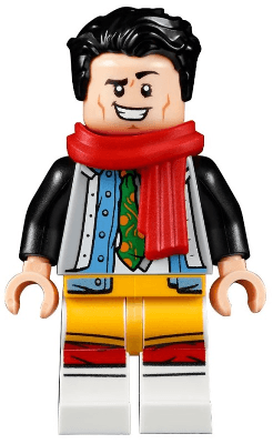 LEGO Joey Tribbiani Red Scarf (ftv003) Friends TV Minifigure