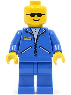 LEGO Jacket Blue (game004) minifigure