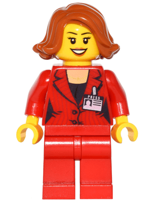 LEGO Press Woman / Reporter (game011) Promotional Minifigure