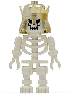 LEGO Skeleton with Evil Skull Crown (gen017) LEGO Minifigure