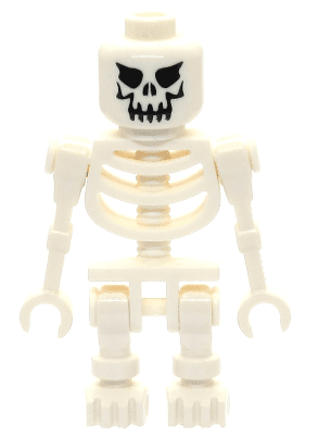 LEGO Skeleton Fantasy Era Torso with Evil Skull (gen018) LEGO Minifigure