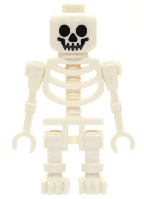 Skeleton, Fantasy Era Torso with Standard Skull, Mechanical Arms Straight