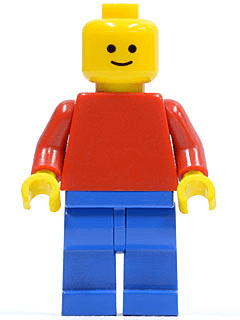 LEGO Plain Red Torso with Red Arms (gen025) minifigure