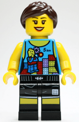 LEGO 5K Family Road Race Female 2016 (gen128) Promotional Minifigure