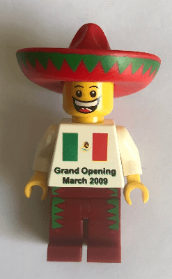 LEGO Operaciones de Mexico Grand Opening March 2009 (gen131) Promotional Minifigure
