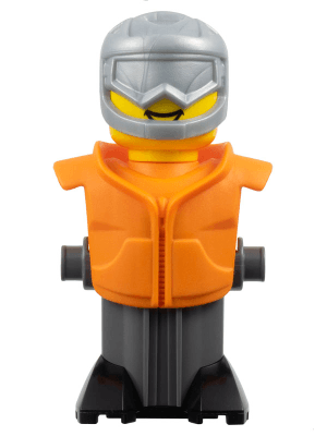 LEGO McDonald's Sports Snowboarder without Stickers (gg012) Sports Minifigure