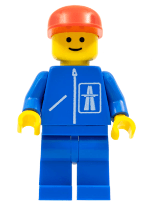 LEGO Highway Pattern (hgh004) Town / City Minifigure