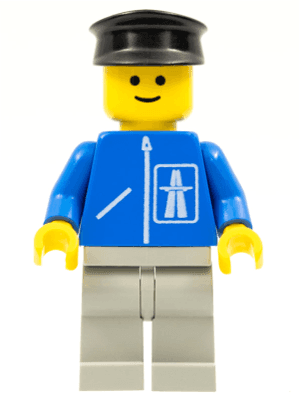 LEGO Highway Pattern (hgh009) Town / City Minifigure