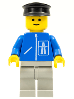 Highway Pattern - Light Gray Legs, Black Hat