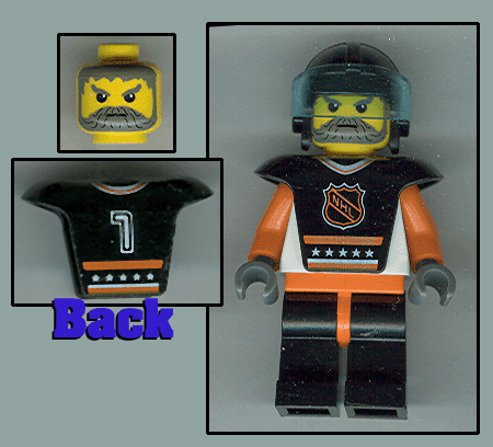 LEGO Hockey Player G (hky007) Sports Minifigure