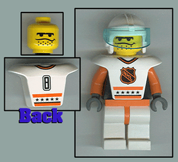 LEGO Hockey Player H (hky008) minifigure